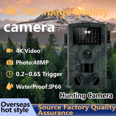 PR4000 4K 48MP 추적 여파 카메라는 2.0 인치 LCD 128GB를 방수 처리합니다