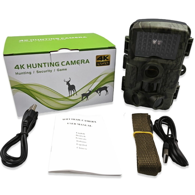 4K 30MP OEM ODM 야외 야생생물 와이파이 여파 카메라 IP66 2.0 인치 LCD 스크린