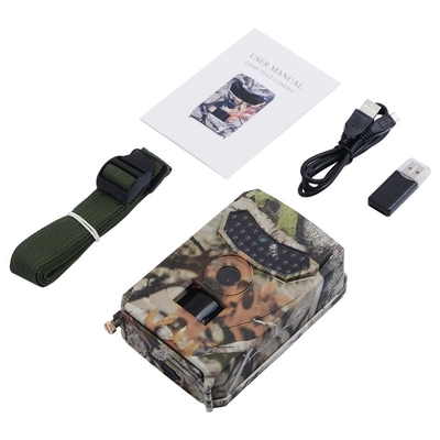 Sd 카드 야간 시력과 HD 12MP 야외 Pr100 추적 여파 카메라