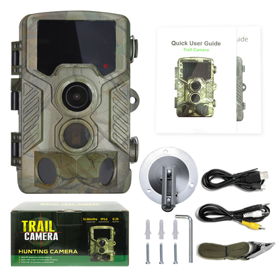 2.4 인치 LCD HD 추적 카메라  46 PC 940nm 16MP 1080P 야외 야생생물 카메라 무선 전신