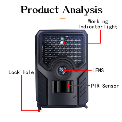 PR200B 헌터 여파 카메라 TF 12MP 1080P 49 PC IR LED 높디피니션 방수됩니다