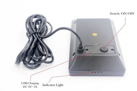 9V 1.6W는 카메라 태양 전지판 삼각대 나침반 2400mAh 배터리 추적을 끕니다
