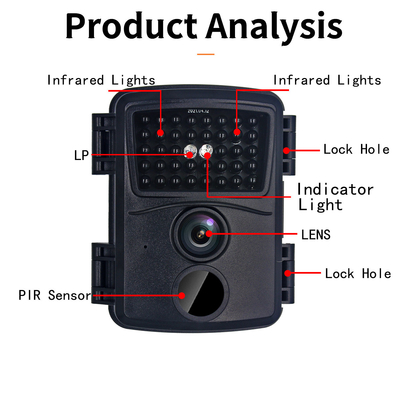 PR600B HD 야생생물 야간 시력 비디오 카메라 피르 20 조금약하게 추적 여파 카메라